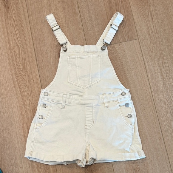 Old Navy Cream Overalls - Picture 1 of 2